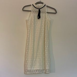 Miss Selfridge Lace Tie Swing Dress